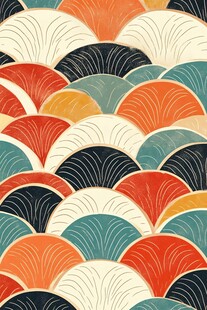 简洁大气拼色花纹纹理