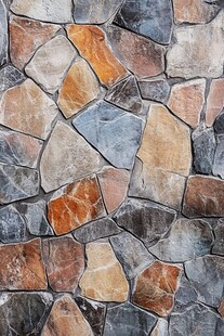 文化石彩色多边形