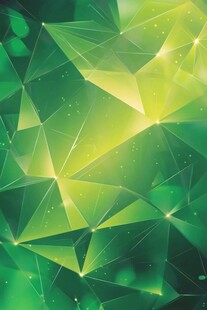 渐变绿色晶格背景