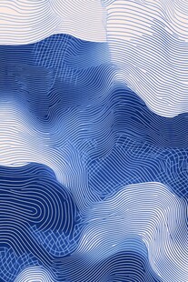 抽象线条山水背景