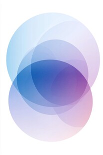 艺术感蓝紫色圆形渐变