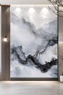 新中式数字画泼墨山水