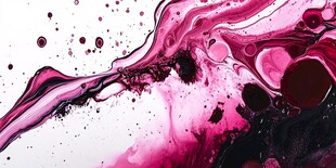 红色液体创意壁纸