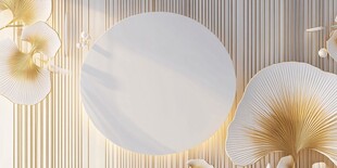 银杏轻奢底纹背景