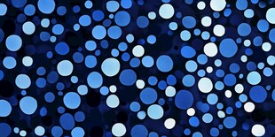 蓝色圆点虚化背景