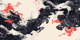 不知火包装插画