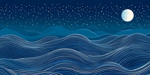 抽象线条山水背景