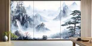 山水画壁纸墙纸