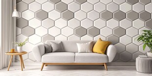 客厅墙面立体背景素材