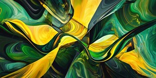 幻彩流体抽象线条背景