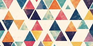 几何北欧简约背景墙