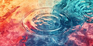 水纹抽象色彩背景