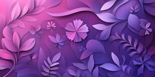 3d浮雕缤纷花卉