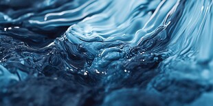 融合流动红蓝油漆背景