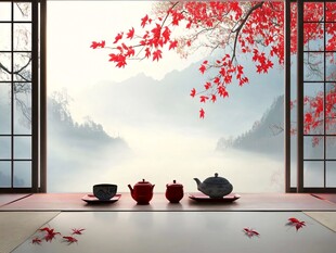 茶室背景图