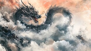 龙年横版插画