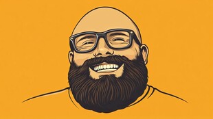 卡通酷潮大叔头像