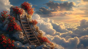 走向天上的台阶