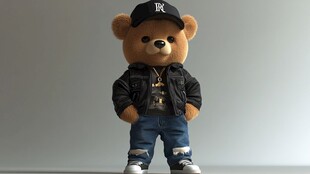 熊装男孩形象设计