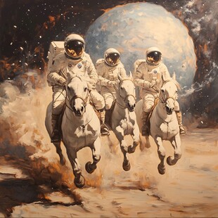 宇航员装饰画