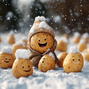 玩具构成的笑脸