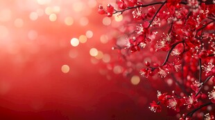 唯美梦幻梅花林