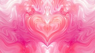 心动浪漫氛围背景