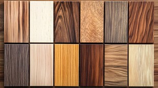 多种颜色木板木材