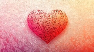 心动浪漫氛围背景