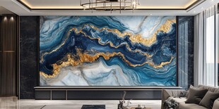 轻奢艺术背景墙