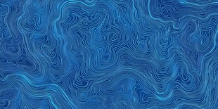 蓝色波浪数码印花纹理