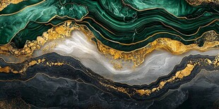 新中式风格流彩画