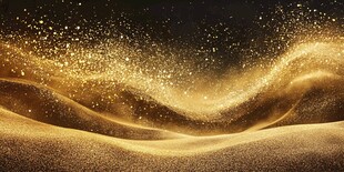 金粉波浪