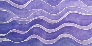 蓝紫色波浪线条