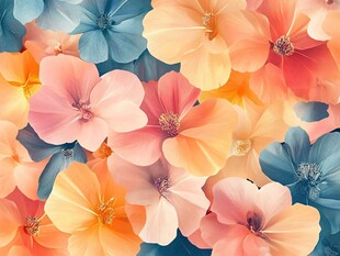 3d立体花壁纸