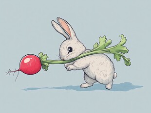 小兔临摹