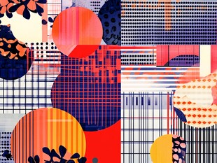 孟菲斯色块拼接