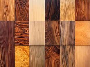 多种颜色木板木材