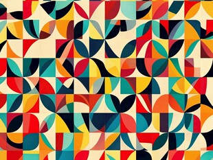 几何图形的色彩构成