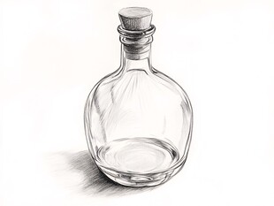 酒壶手绘