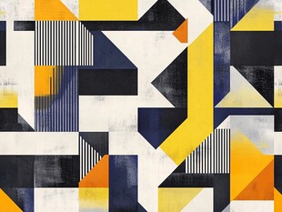 现代轻奢几何色块