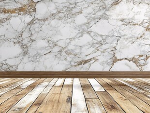 大理石墙面地板