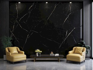 黑金高档大理石背景墙