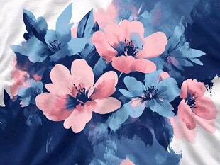 服装数码印花花卉素材