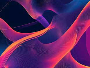 动感线条渐变背景