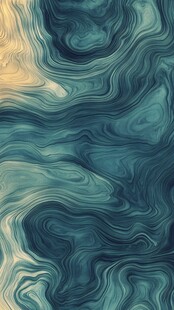 炫彩波浪蓝色渐变纹理