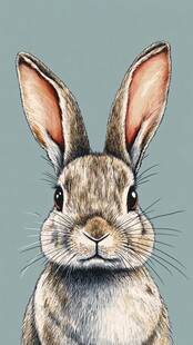原创手绘兔