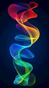 流光渐变彩色炫酷飘带