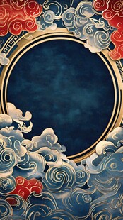 清朝云图高端云纹装饰