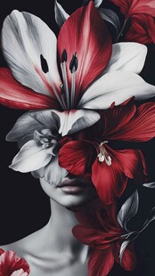 3d立体花装饰画